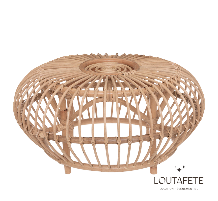 Table Basse Rotin