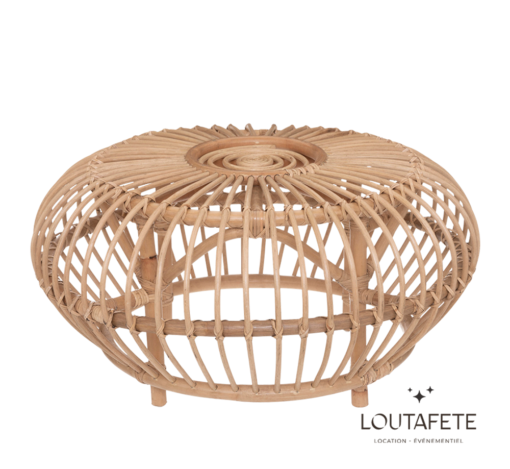 Table Basse Rotin
