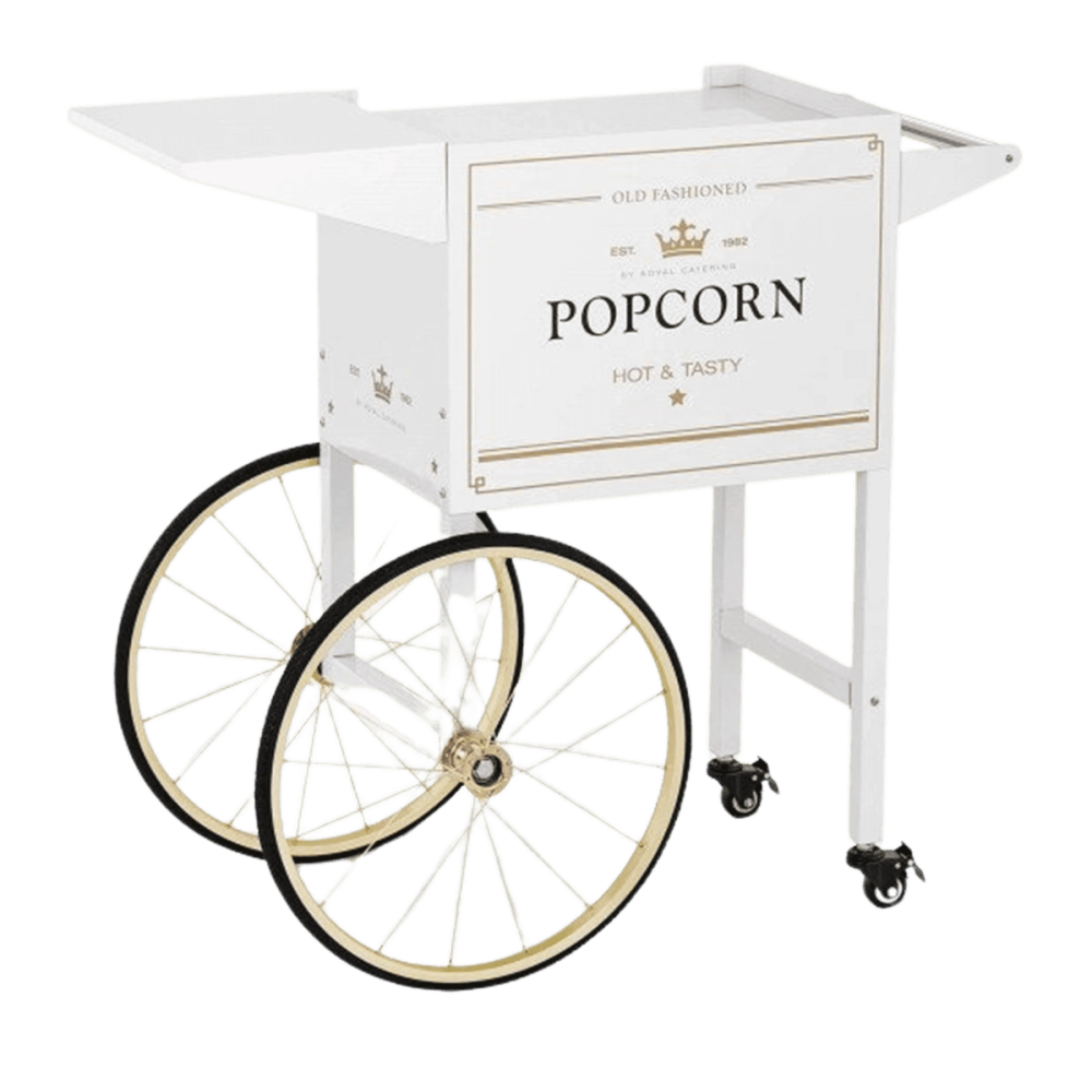 Chariot Pop-corn Blanc