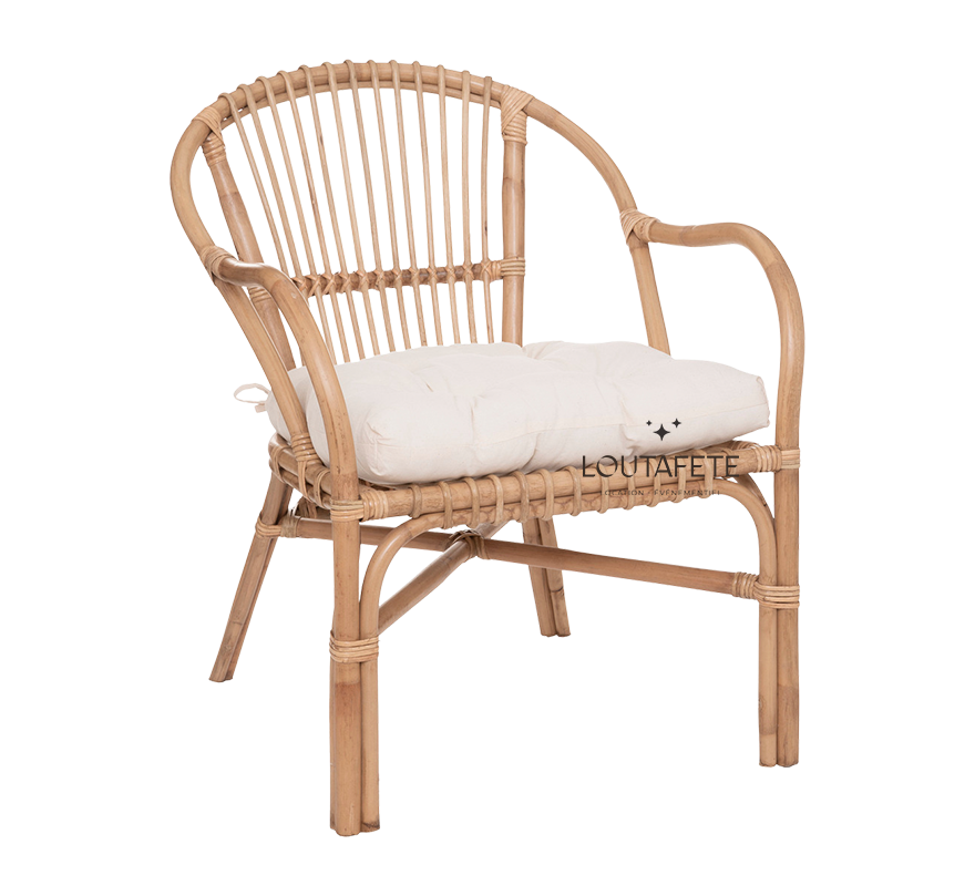 Fauteuil Rotin