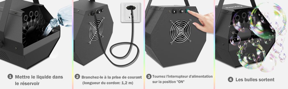 Produit machine à bulles 5L