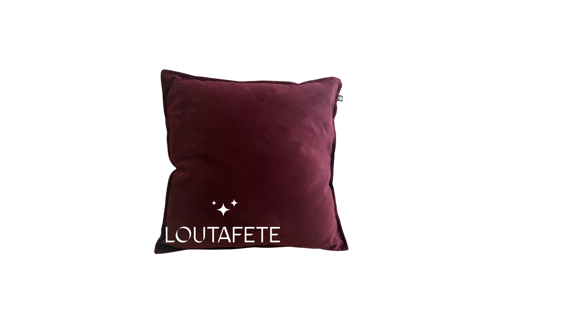 Coussin Carré rouge