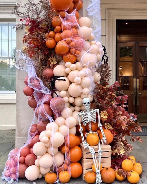 decor vitrine Halloween Bordeaux