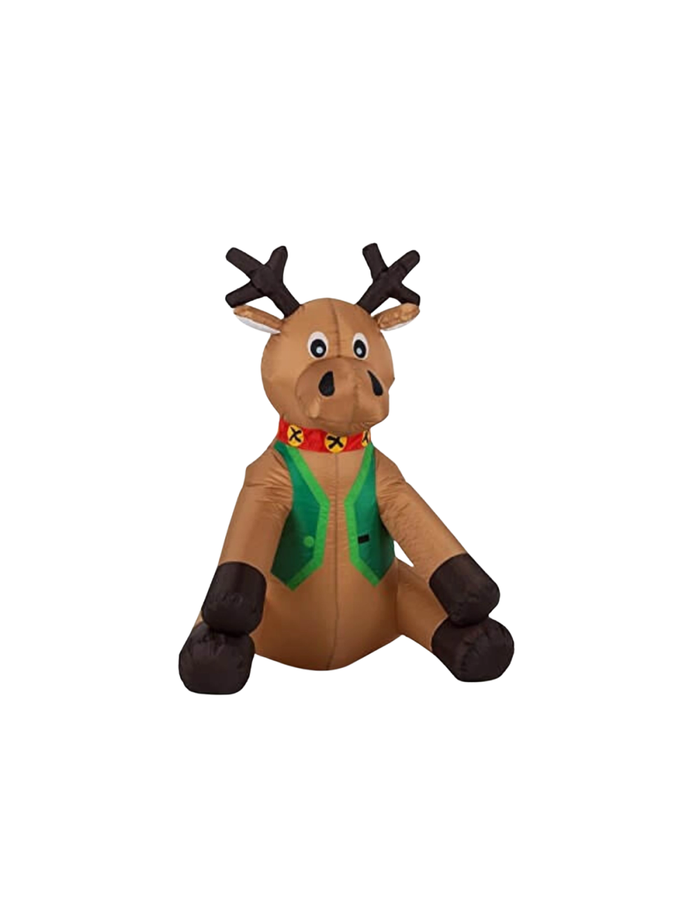 Renne gonflable du Père-Noël  – LED