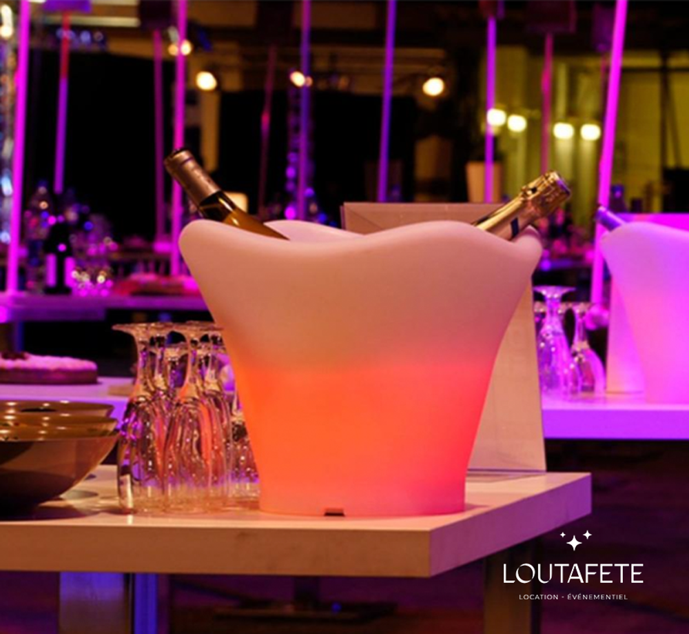 Seau à Champagne LED