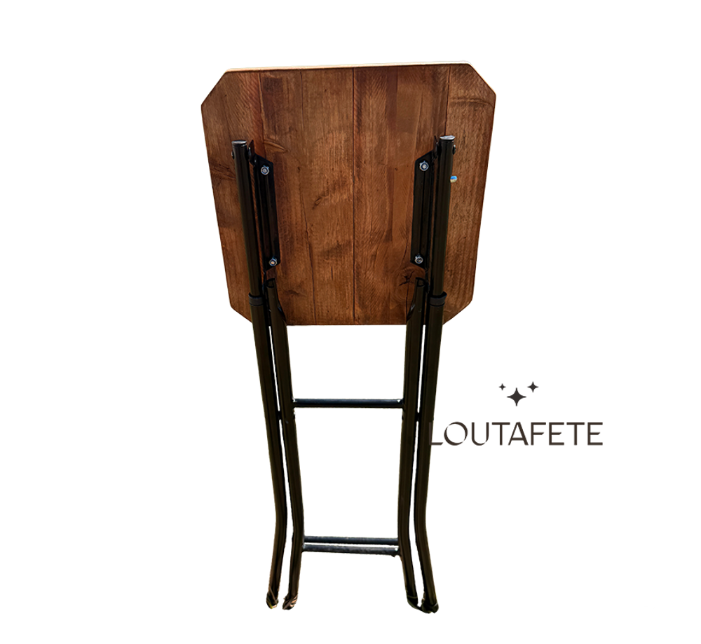 Tabouret en bois pliant