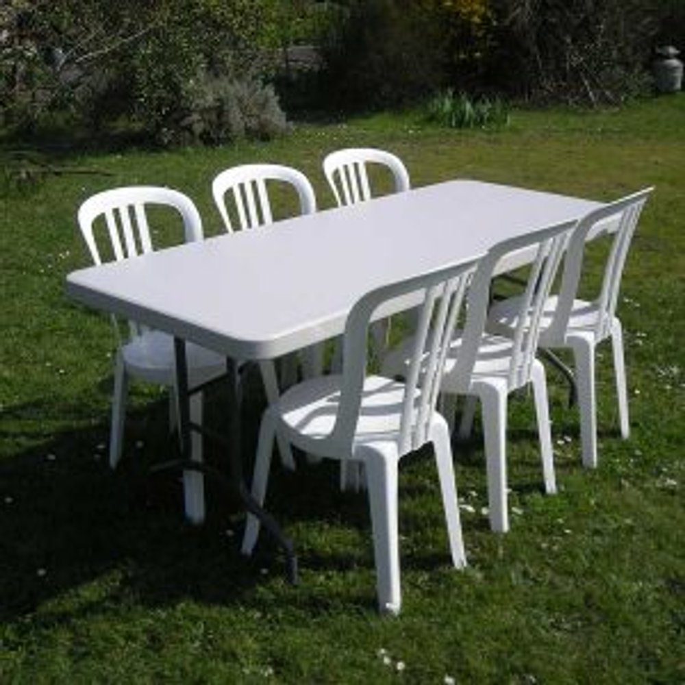 Table rectangulaire 6 personnes