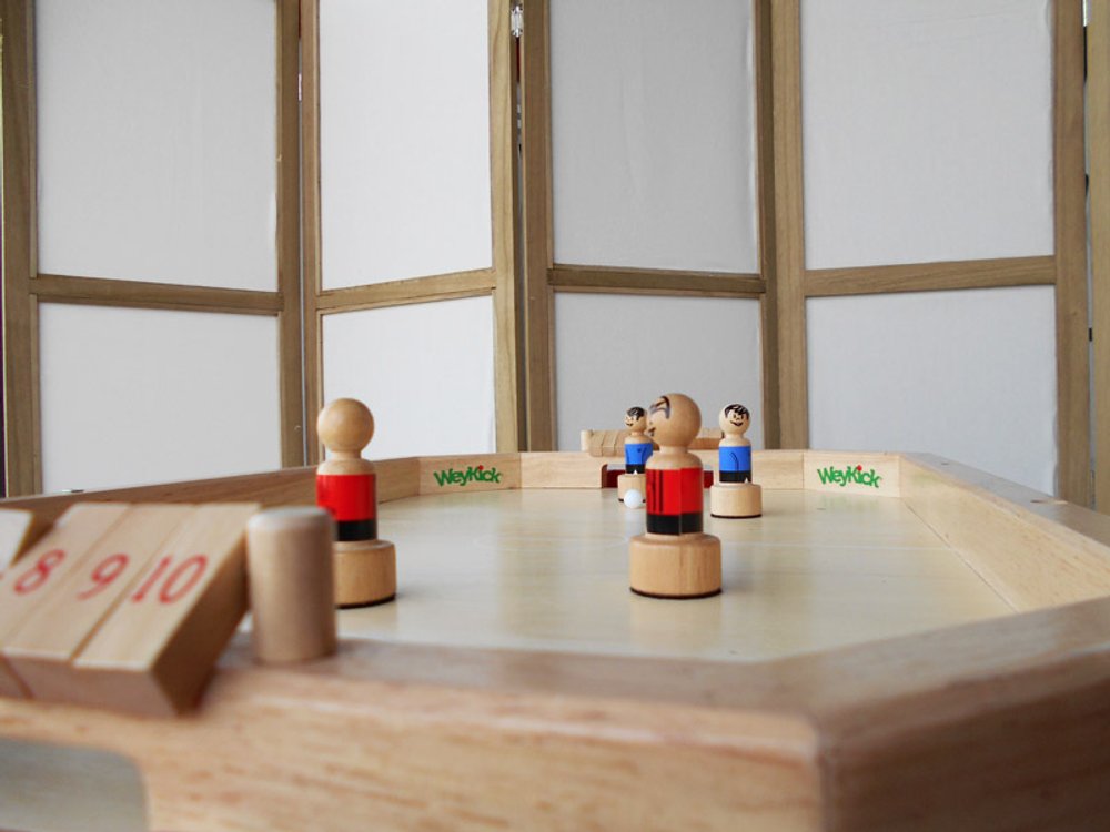 Le weykick ou foot sur table