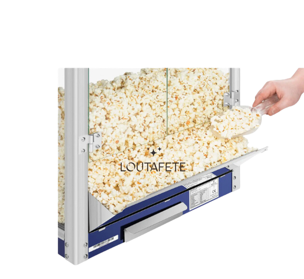 Machine à Popcorn Bleue