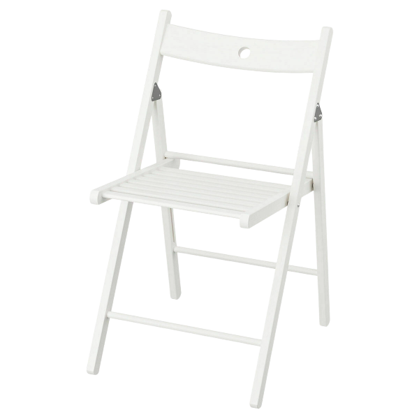 Chaise Pliante Bois Blanche