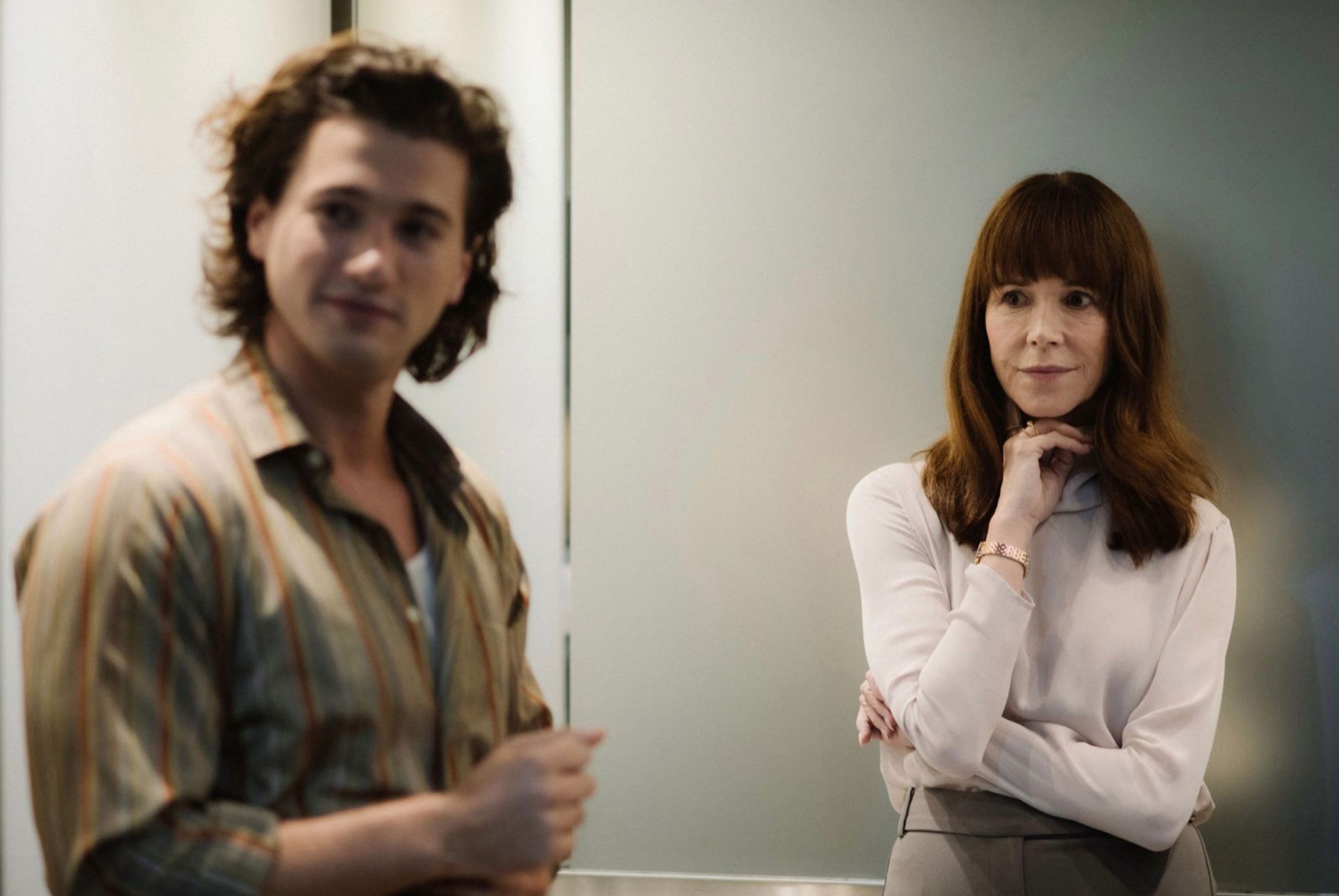 A man and a woman, in a two-shot.