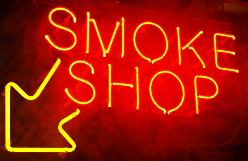 smoke shop sign