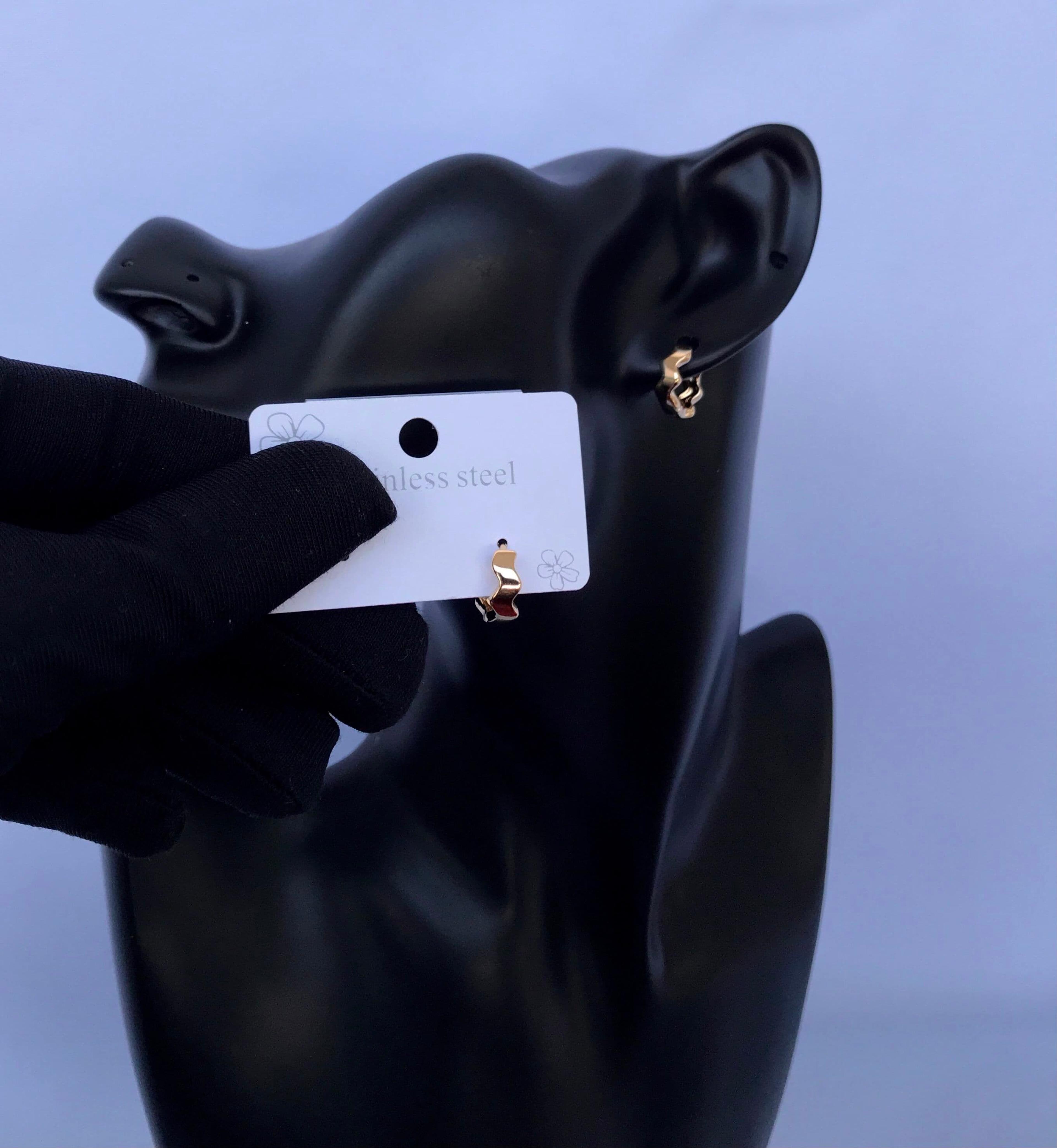 Hypoallergenic Coated hoops thumbnail 2