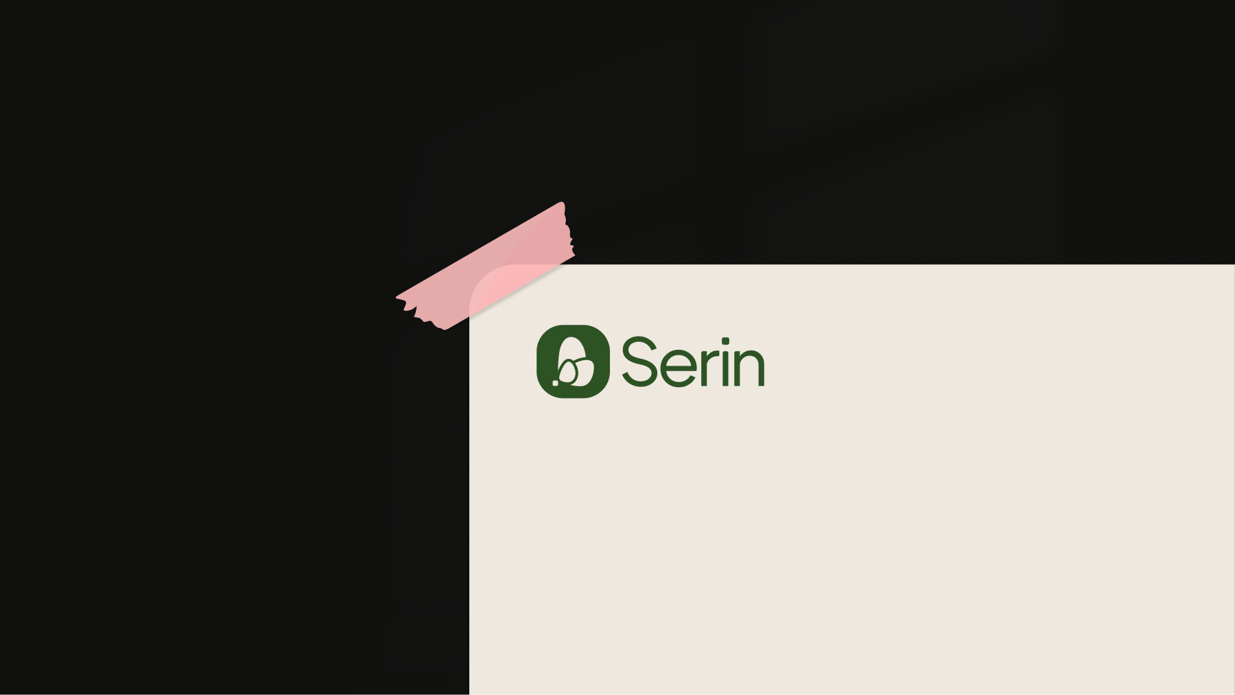Serin print mockup design