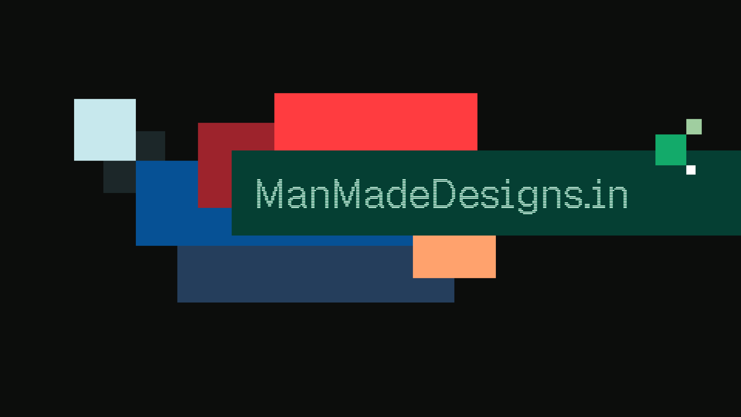 Man made designs wordmark exploration