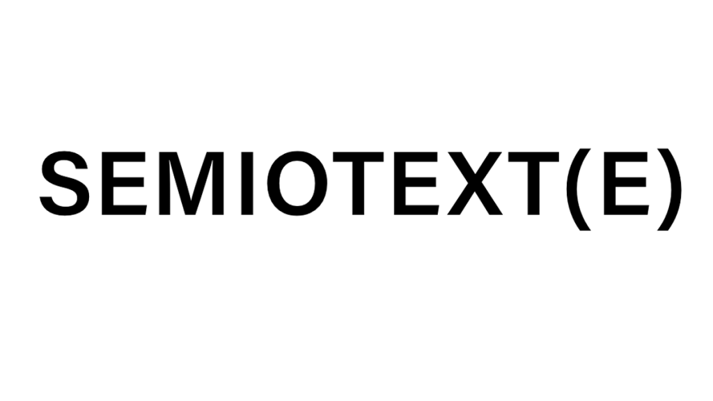 Semiotext(e)