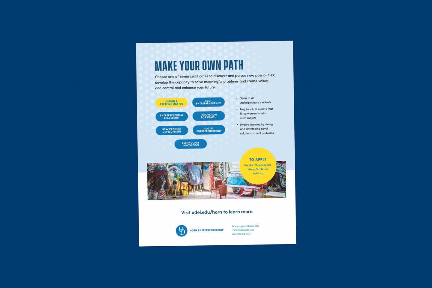 Horn certificate program flyers