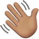 A waving hand emoji.