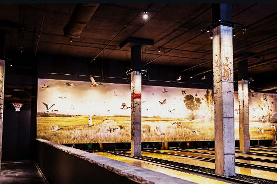 Interior of The Painted Duck