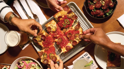 Photograph from Emmy Squared Pizza