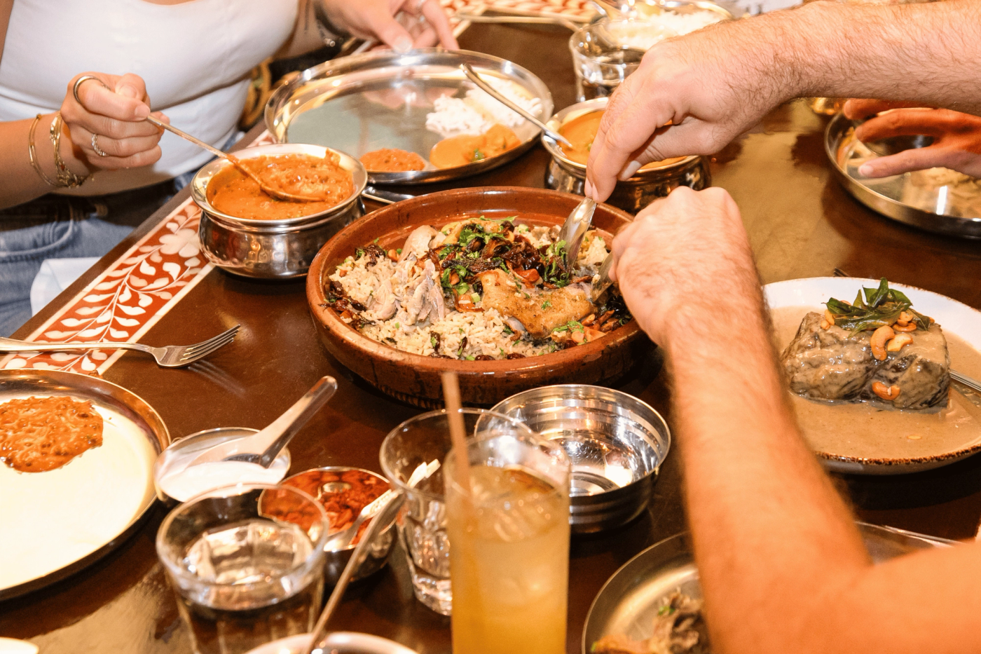 Interior of Ghee Indian Kitchen