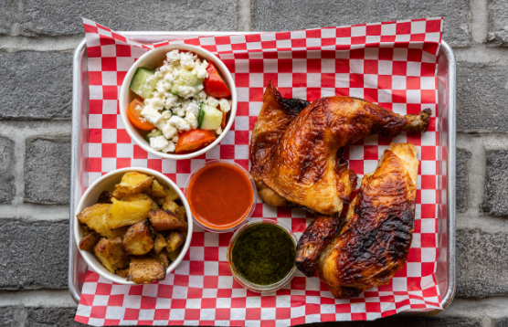Interior of Pretty Hens Rotisserie