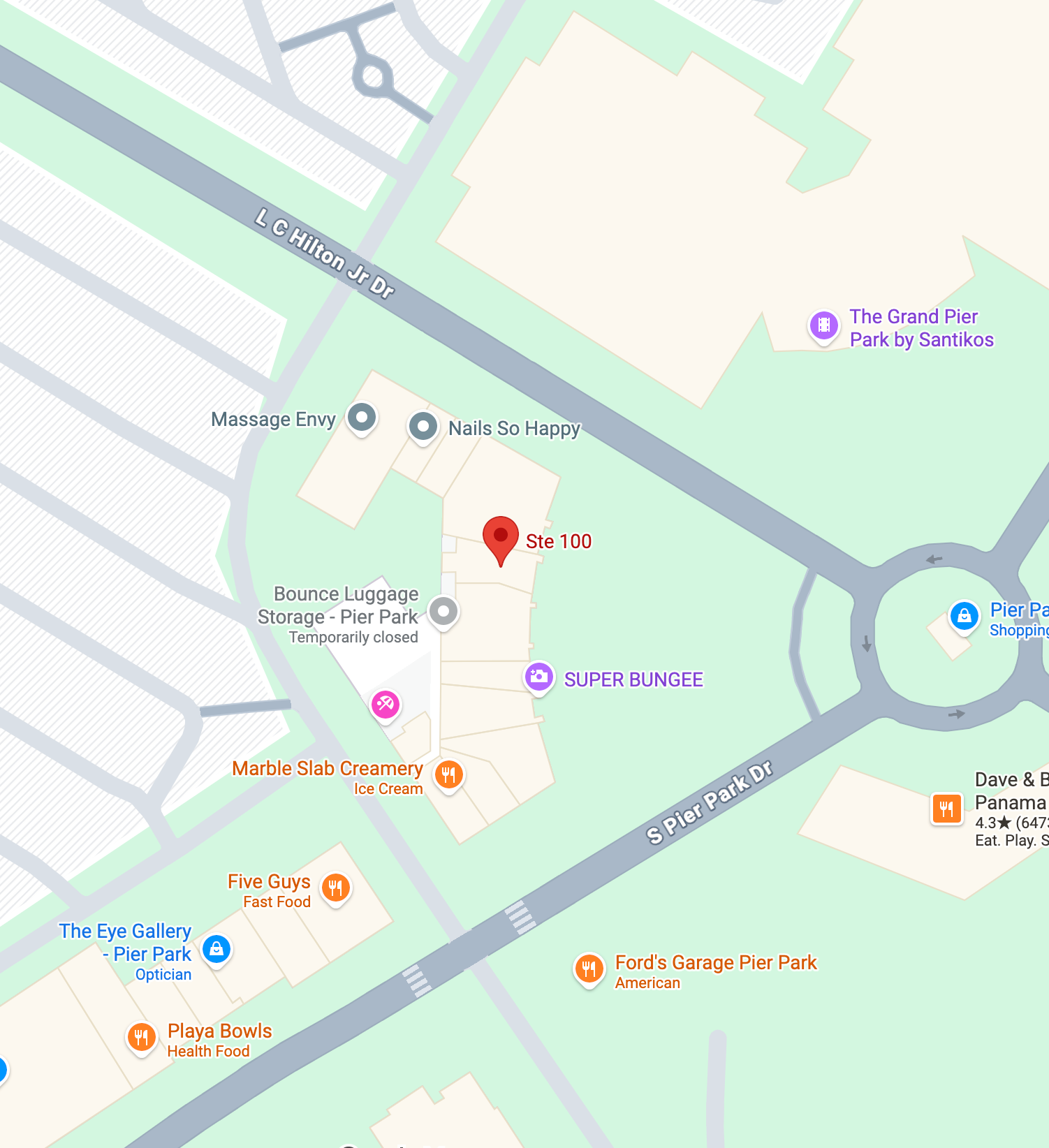 image of our location on a map
