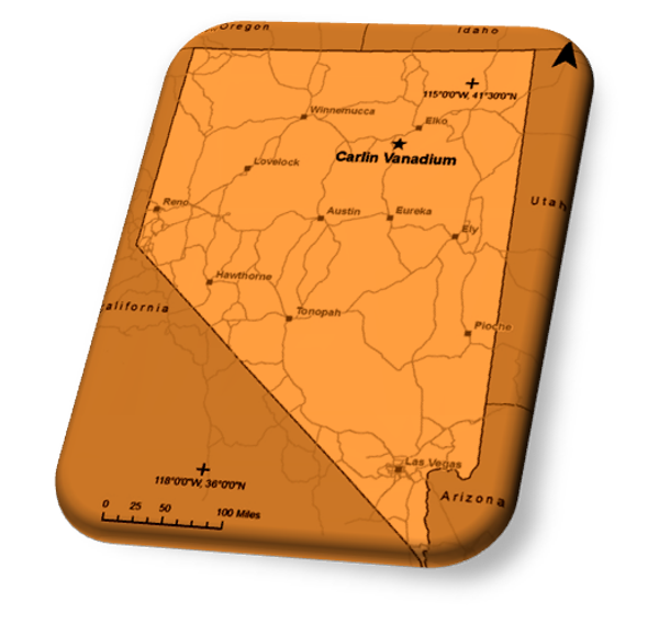 Carlin Gold-Vanadium Property Description and Ownership