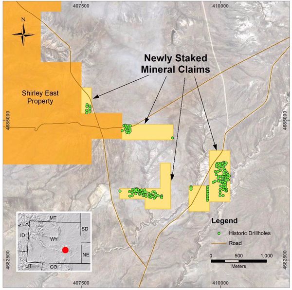 Noble Plains Uranium Expands Shirley East Project in Wyoming