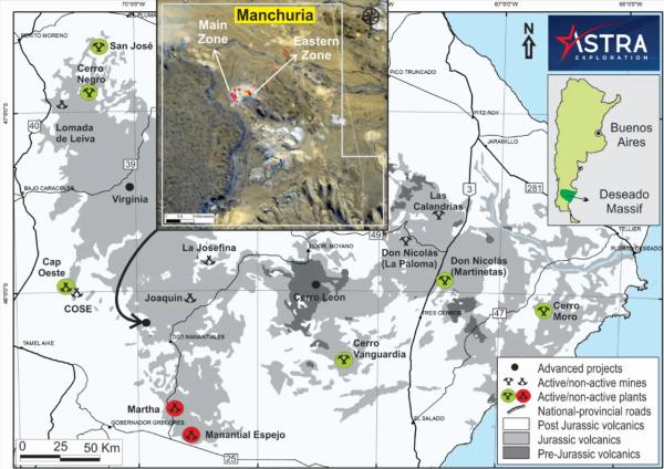 Astra Drills 1.4m Grading 35.3g/t Gold and 8,356 g/t Silver At La Manchuria Project, Santa Cruz, Argentina
