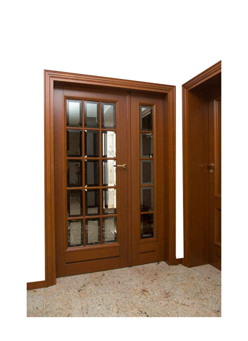 Solid Mahogany French Entry Doors