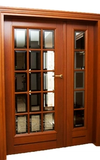 Solid Mahogany French Entry Doors-view-1