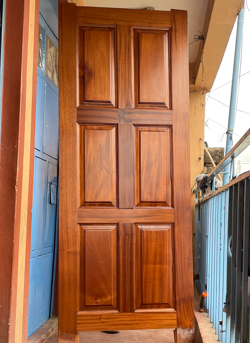 Mahogany panel door
