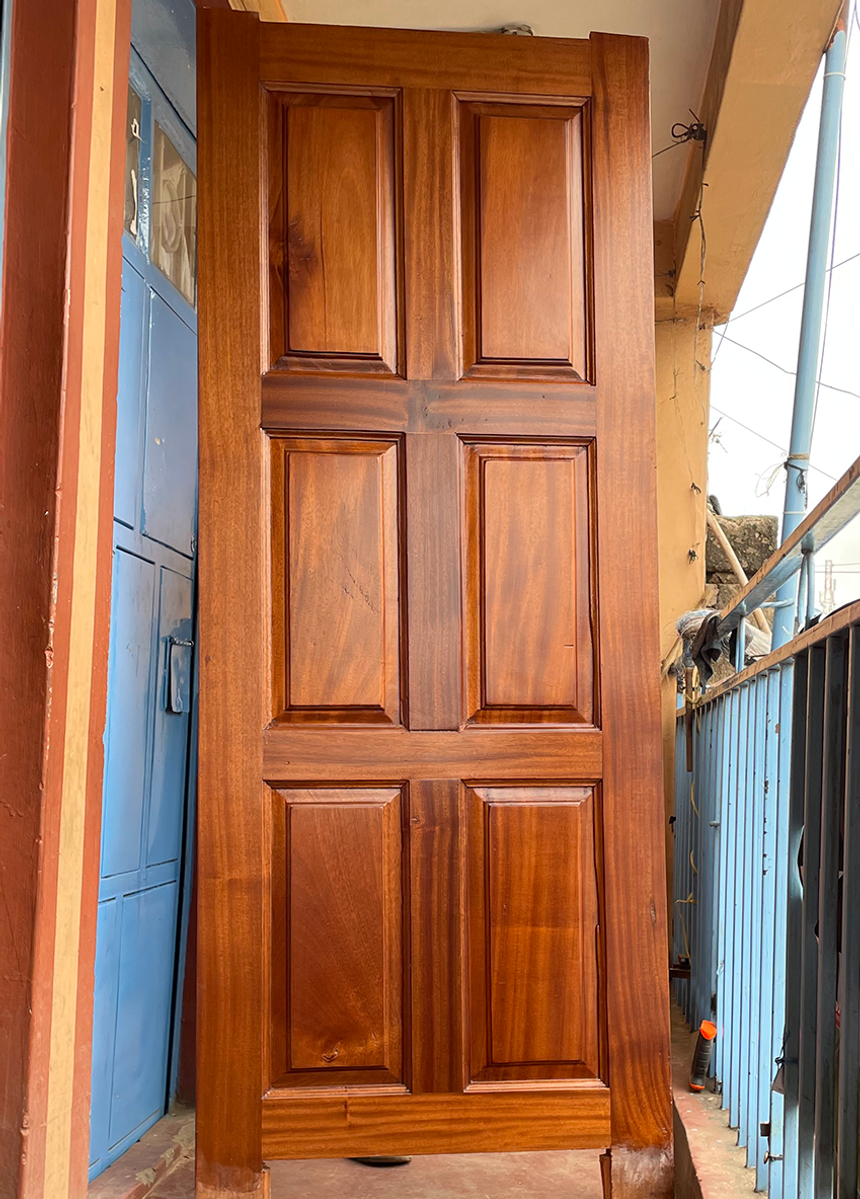mahogany door - 1 of 3