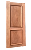 2 panel solid mahogany standard door-view-1