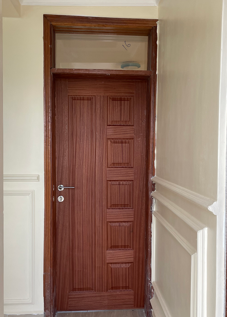 Decorative panel flush door Kenya - 1 of 3