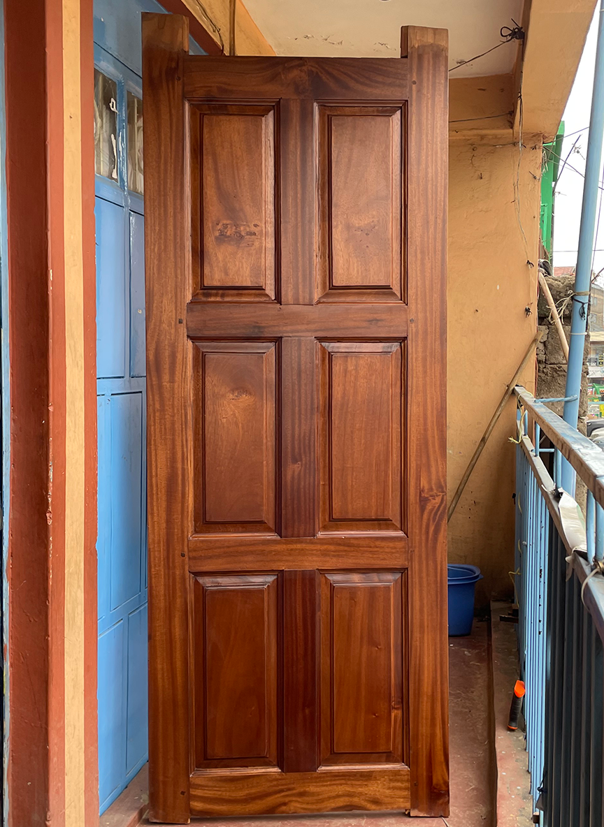 Mahogany panel door