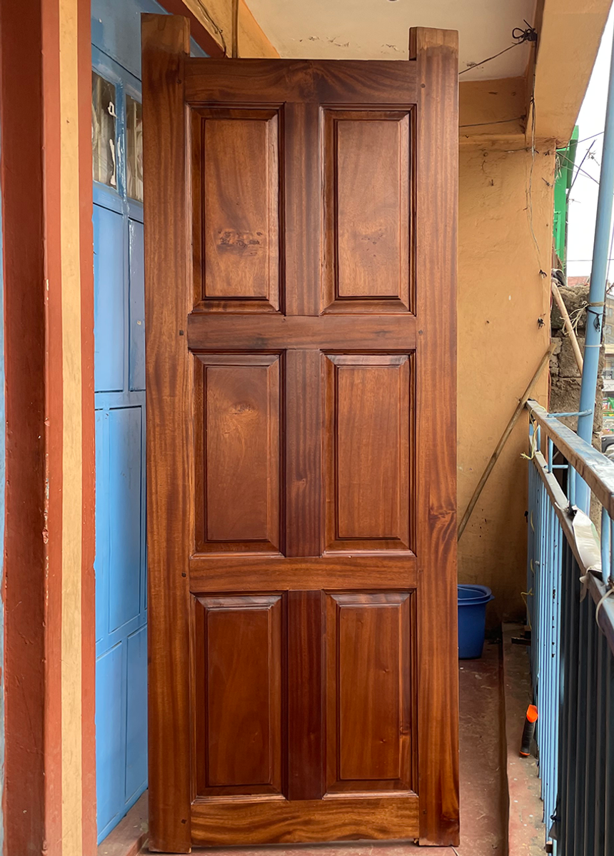 mahogany door - 1 of 2