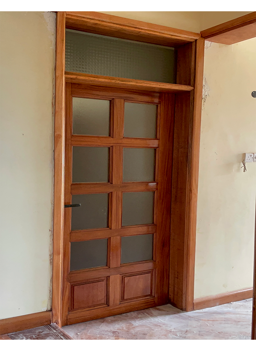 Wooden French doors - 1 of 3