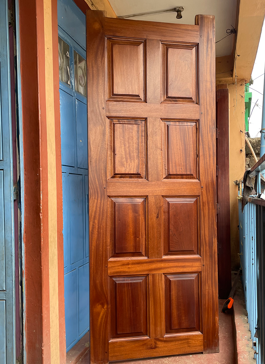 Mahogany panel door
