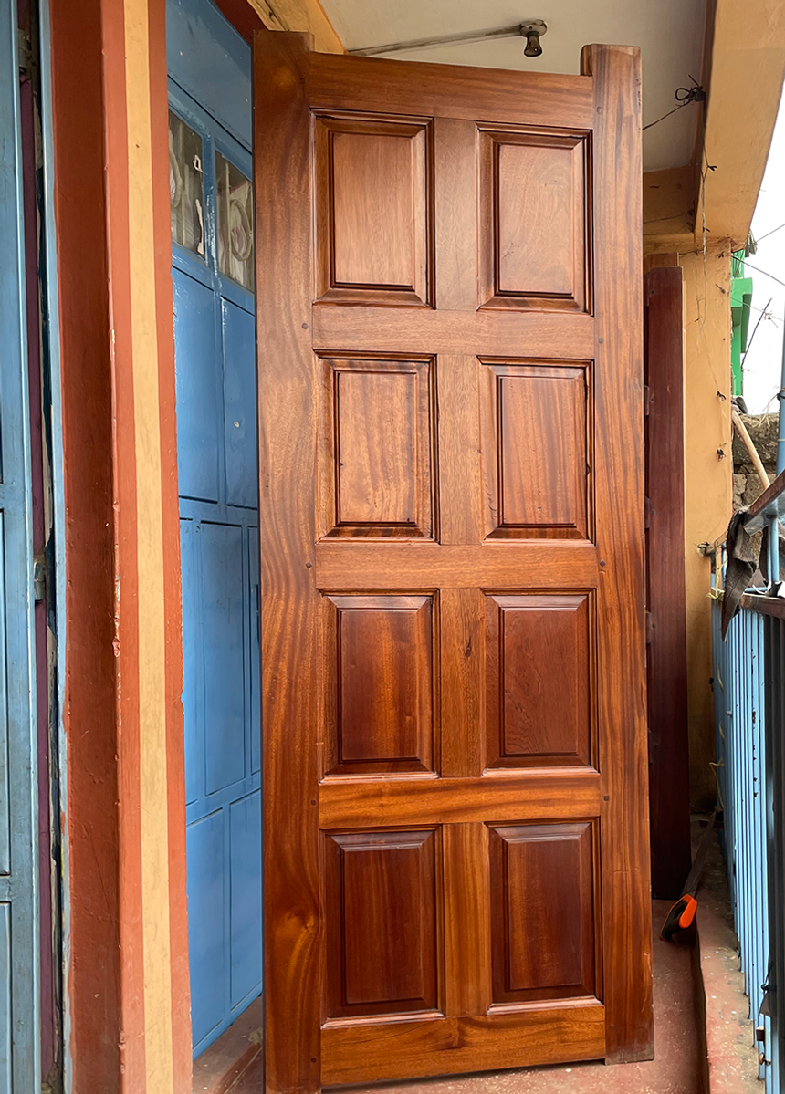 Mahogany panel door - 1 of 2