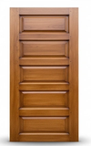 Solid Mahogany horizontal 5 Panel Doors-view-0