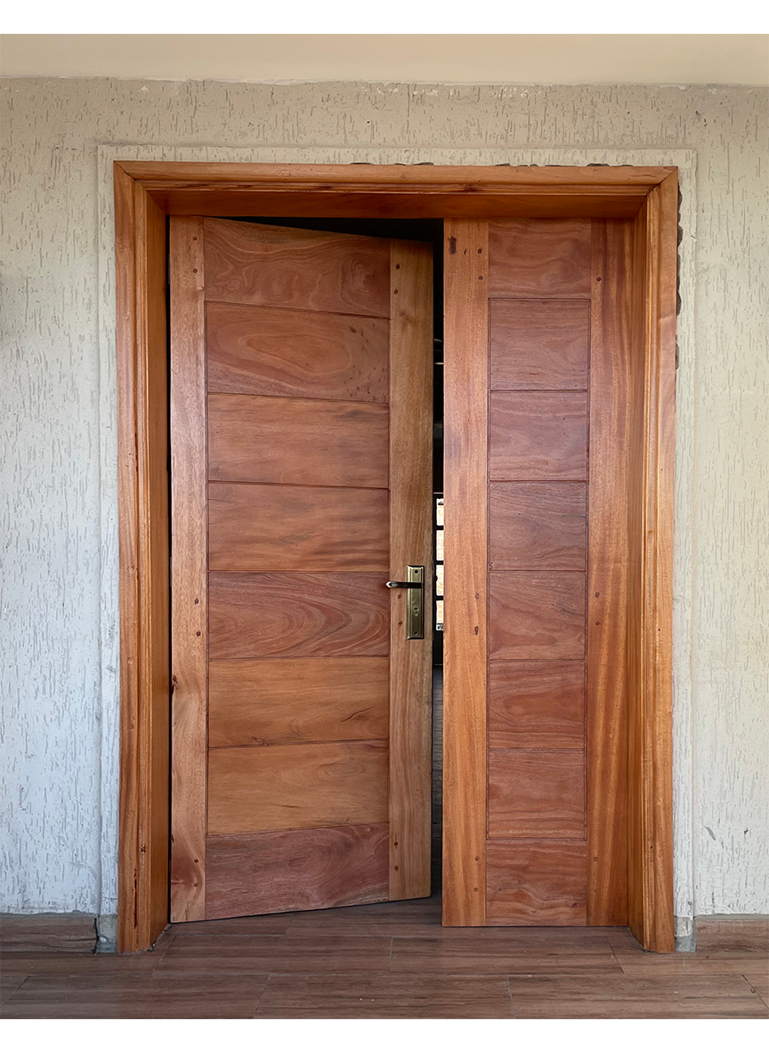 mahogany front door Kenya - 1 of 2