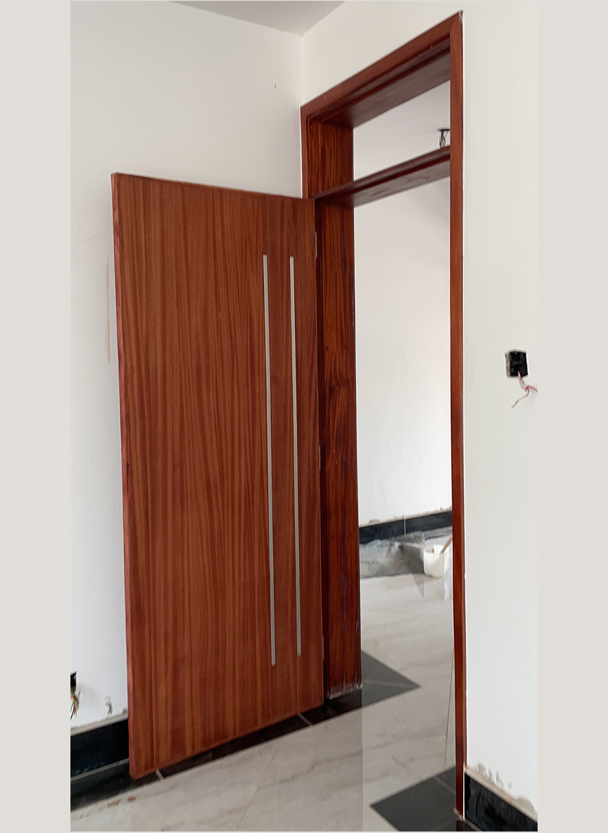 Original Vineer Door with steel stripes - 2 of 3