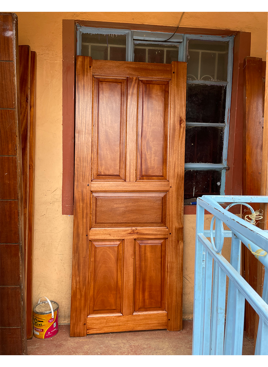 Solid Mahogany   5 Panel Doors