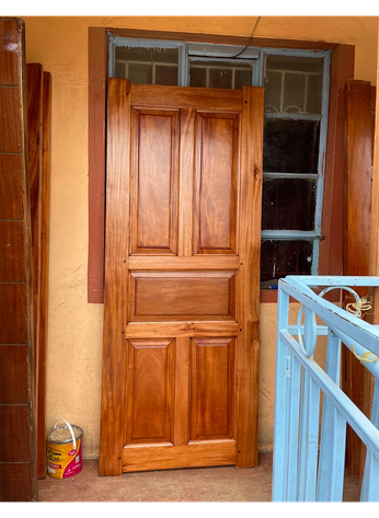 Solid Mahogany 5 Panel Doors