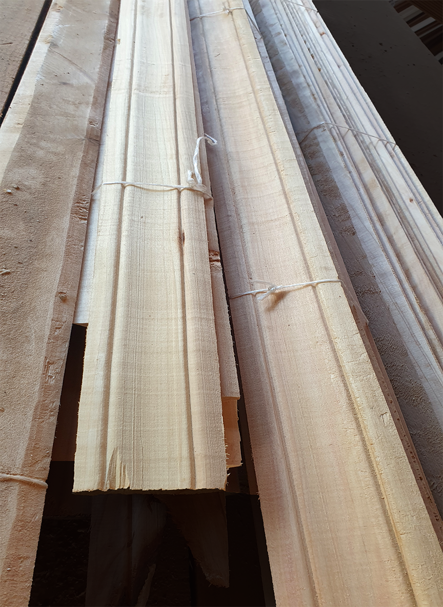 3" Mahogany architraves by Olet Hardware