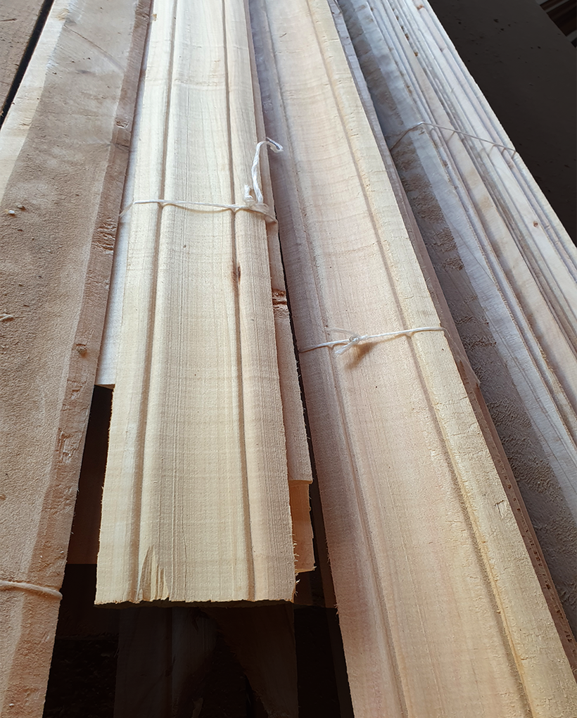 3" Mahogany architraves by Olet Hardware