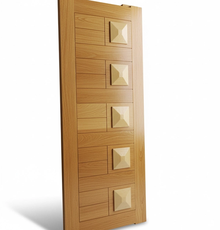 Mvuli Hardwood Door - View 1