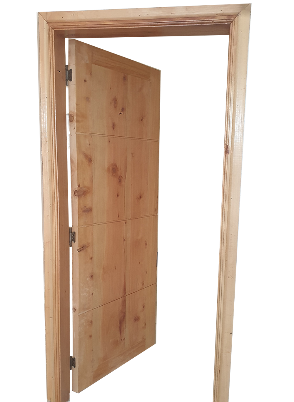 Solid cypress wide TNG door